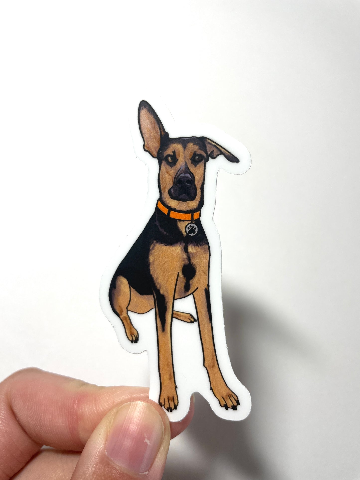 German Shepherd Waterproof Vinyl Sticker