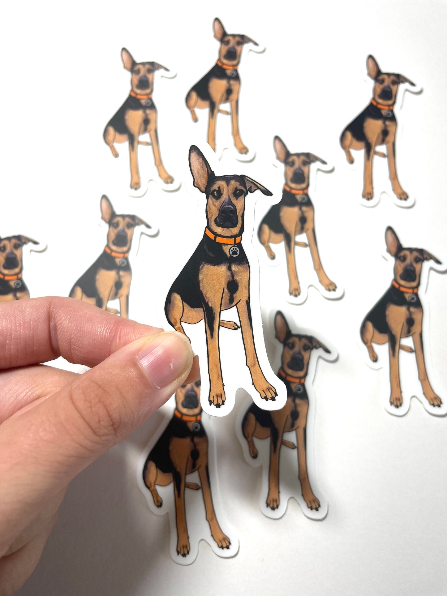 German Shepherd Waterproof Vinyl Sticker