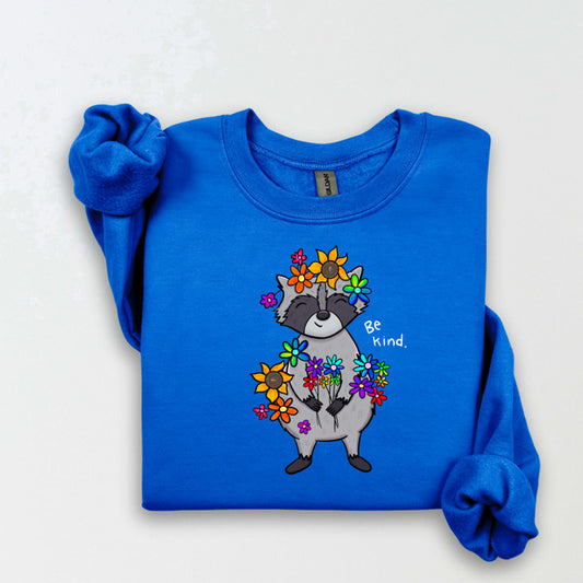 Be Kind Raccoon Sweatshirt