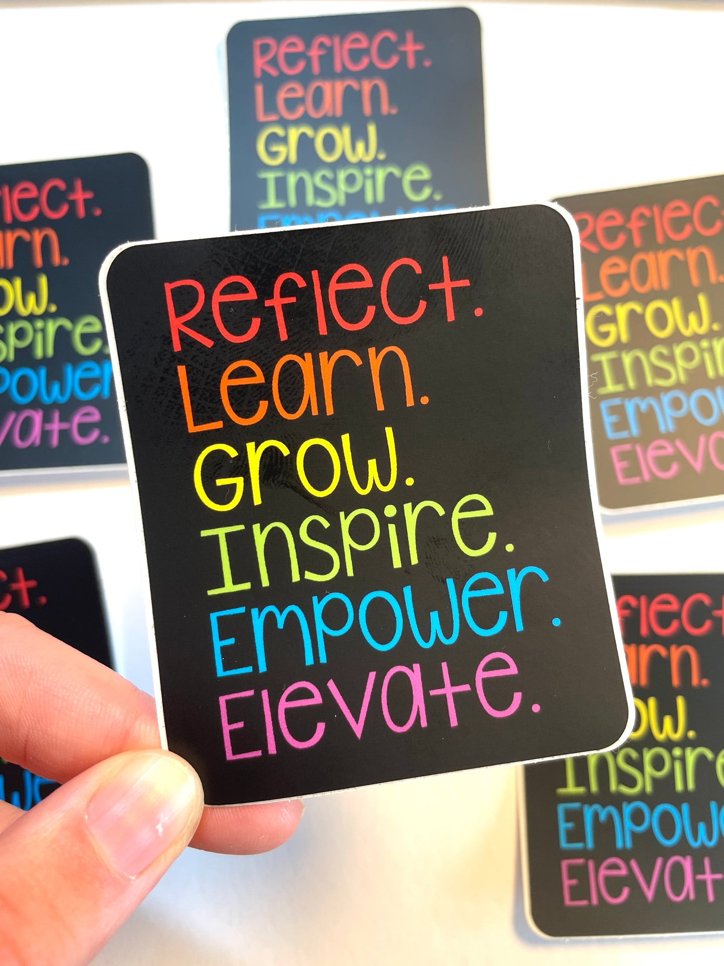 Rainbow Affirmation Waterproof Vinyl Sticker