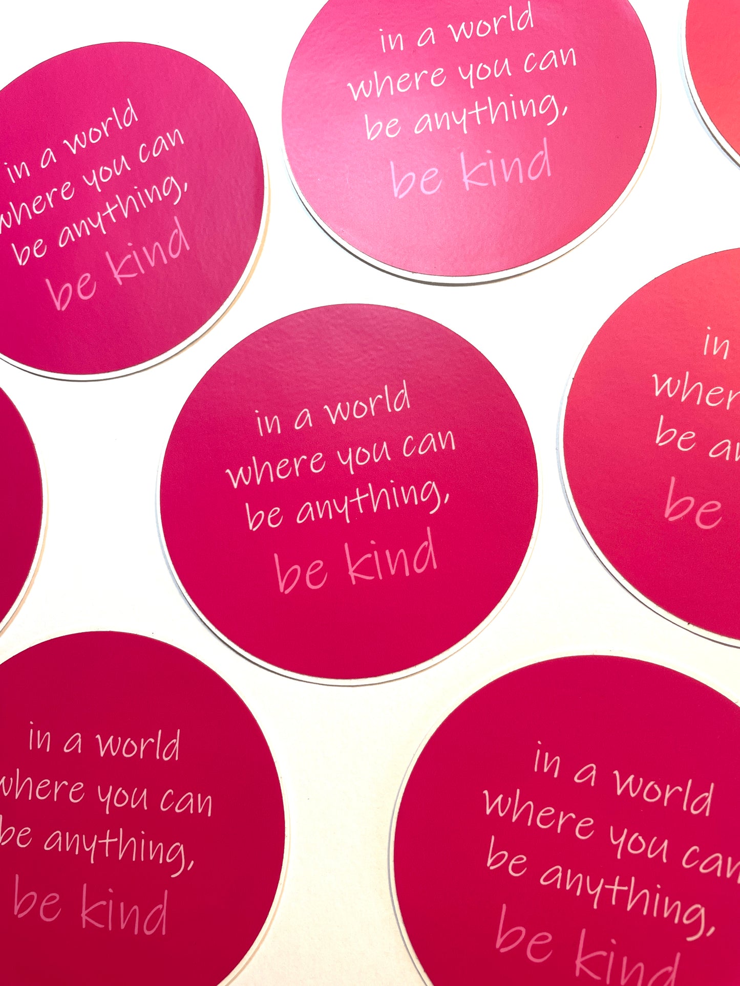 Be kind Waterproof Vinyl Sticker