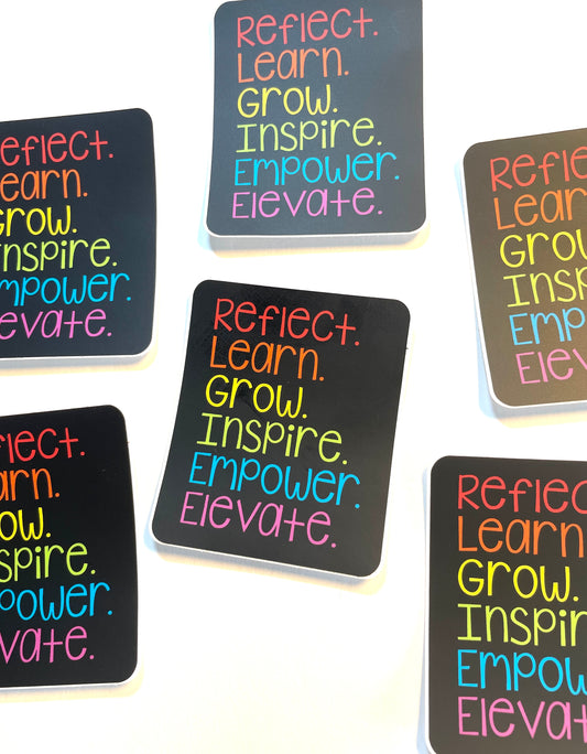 Rainbow Affirmation Waterproof Vinyl Sticker