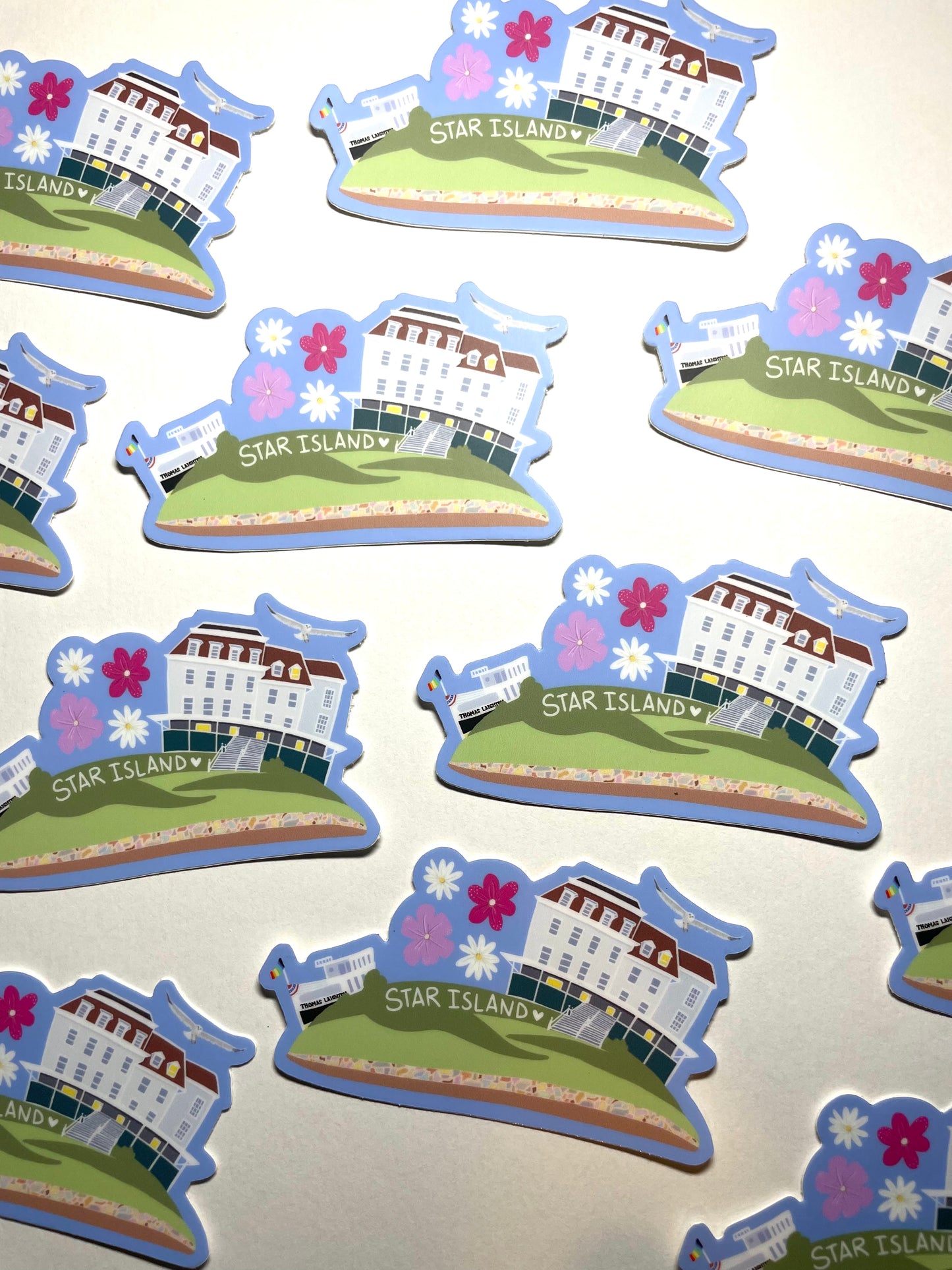 Star Island New Hampshire Waterproof Vinyl Sticker