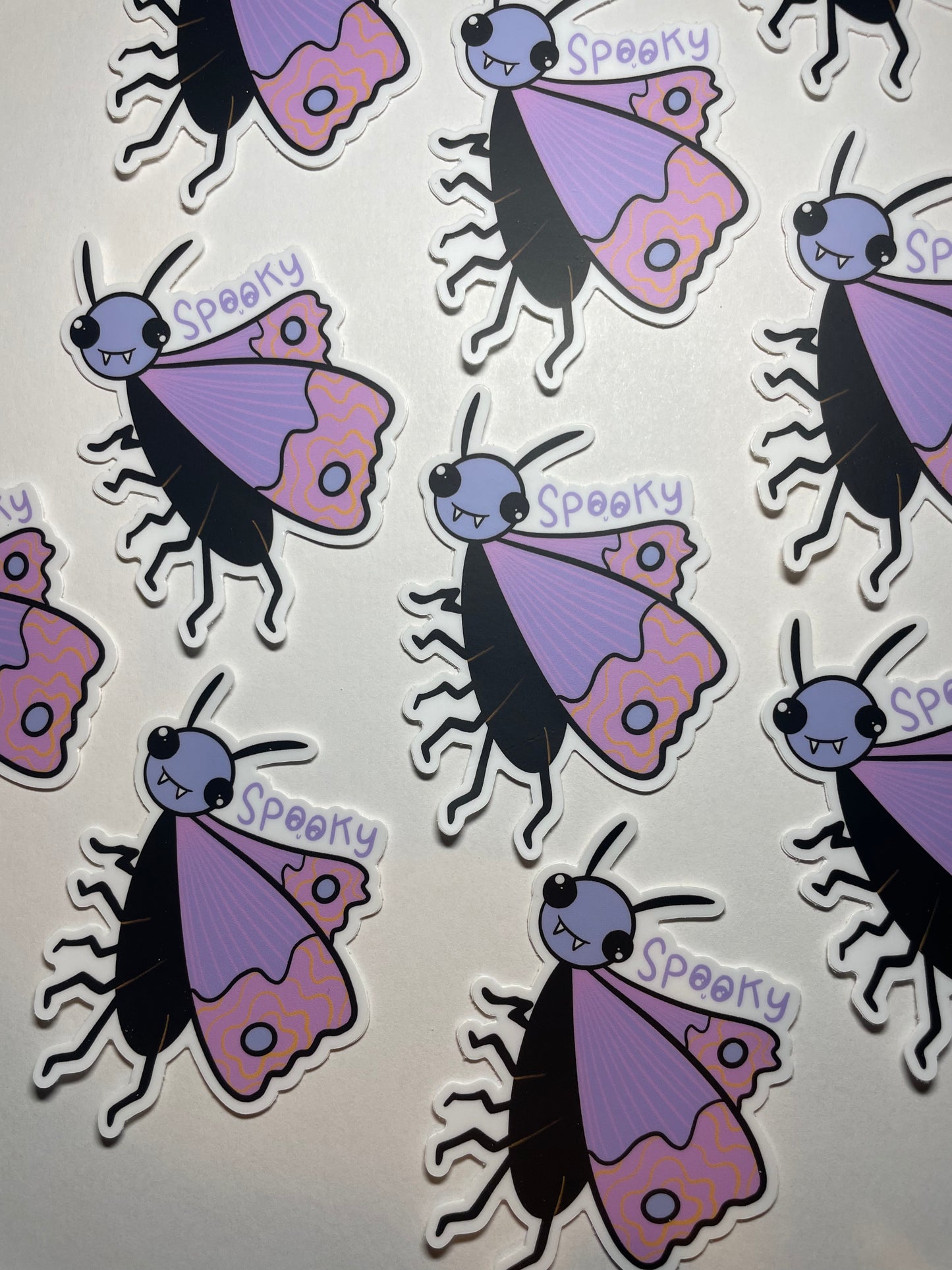 Vampire Moth Waterproof Vinyl Sticker