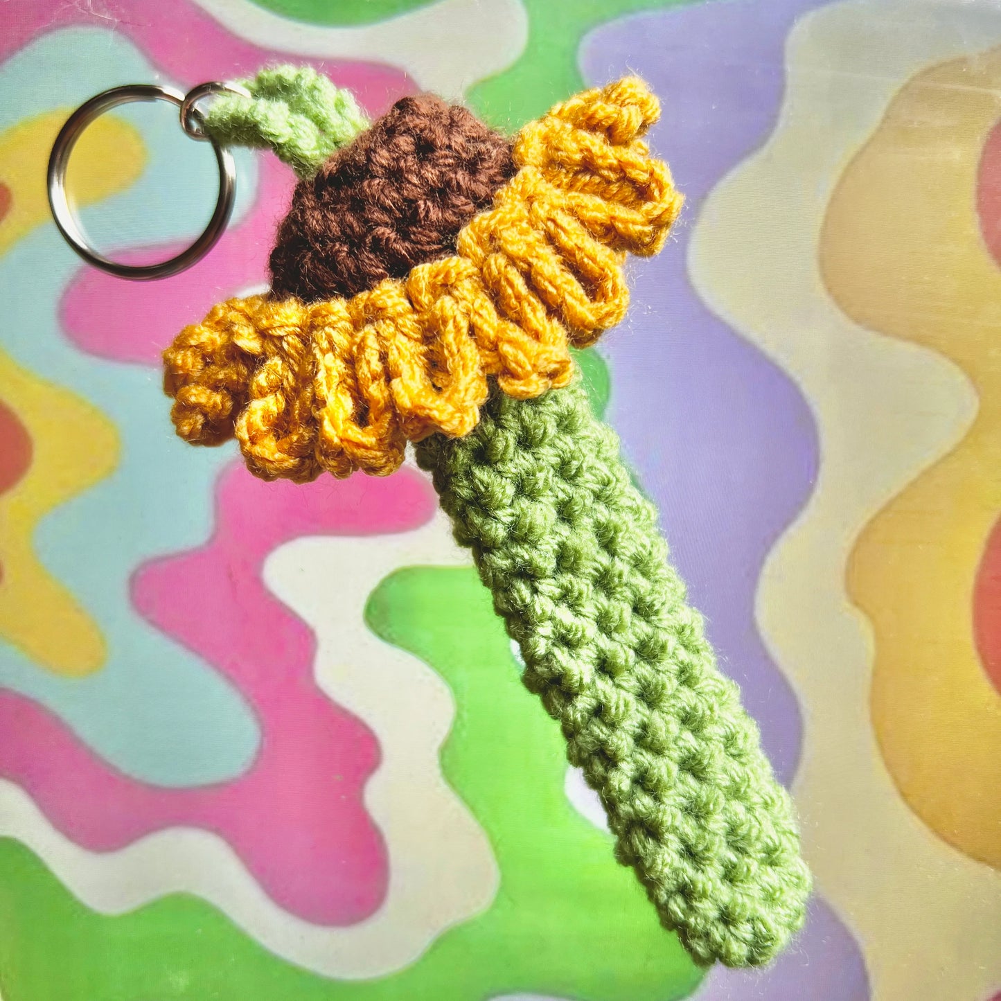 Sunflower Pen Holder Keychain