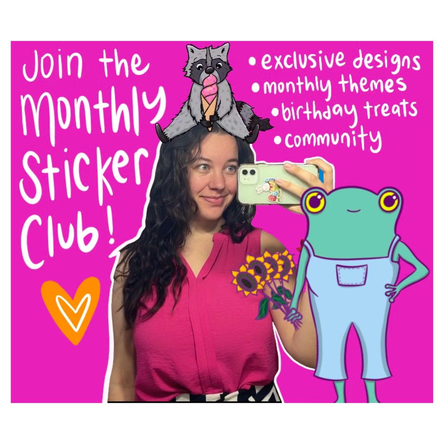 Monthly Sticker Club