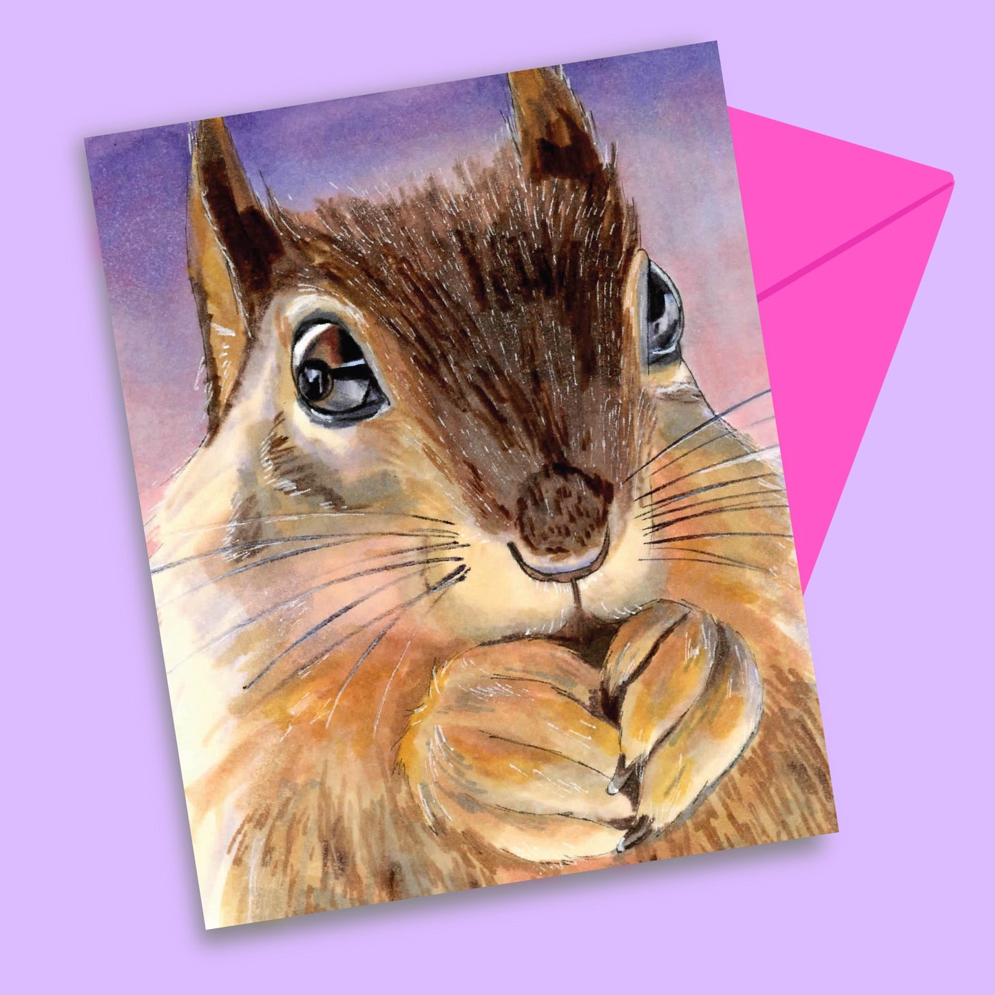 Squirrel Greeting Card