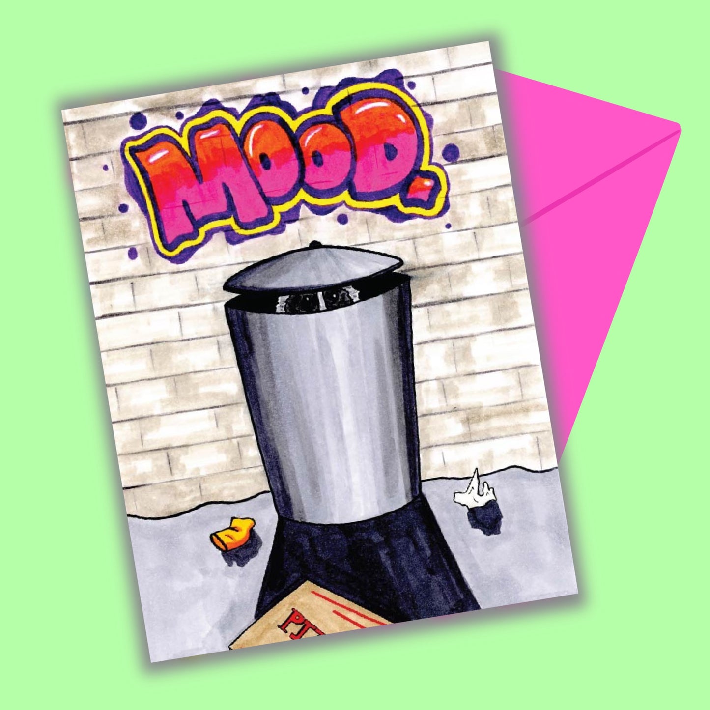 Trash Panda Greeting Card
