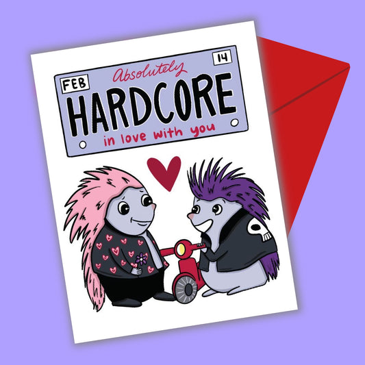 Hardcore In Love With You Greeting Card