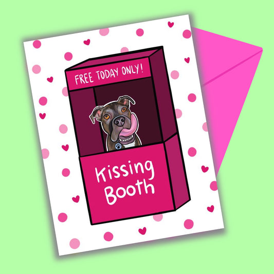 Kissing Booth Greeting Card