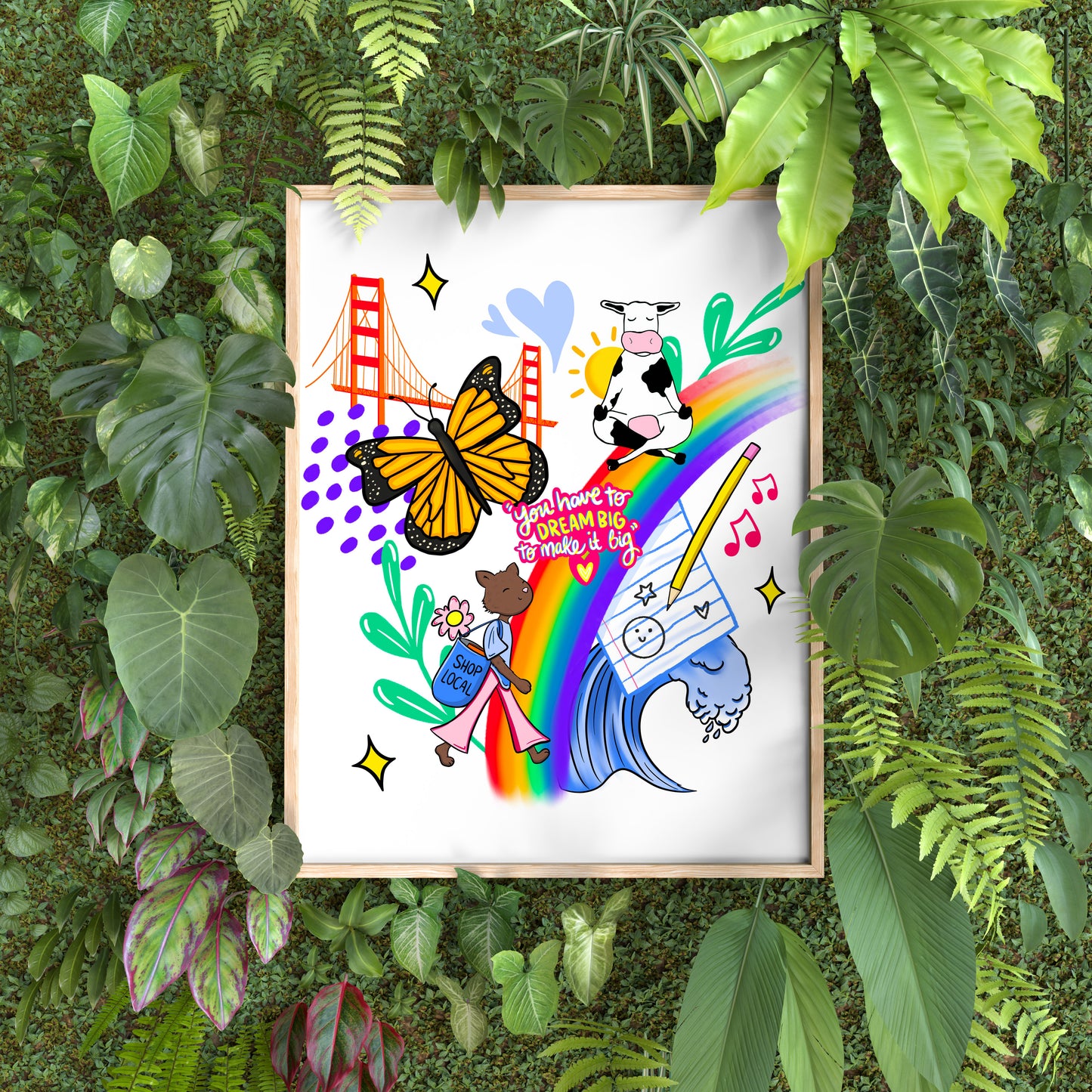 Burst Of Creativity 8x10 in. Art Print