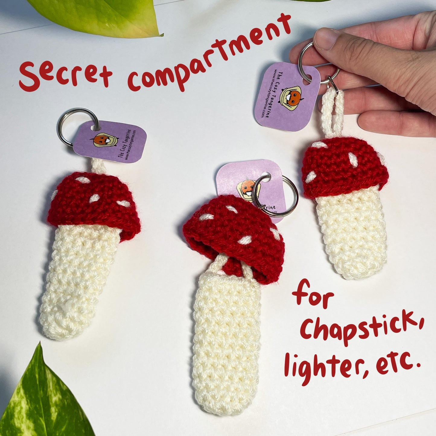 Mushroom Keychain
