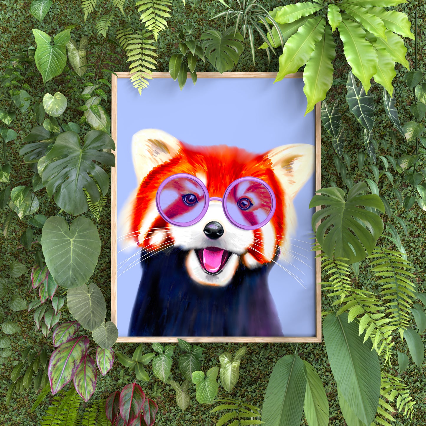 Red Panda 8x10 in. Art Print