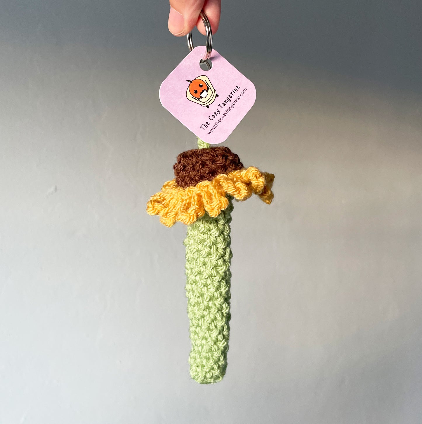 Sunflower Pen Holder Keychain