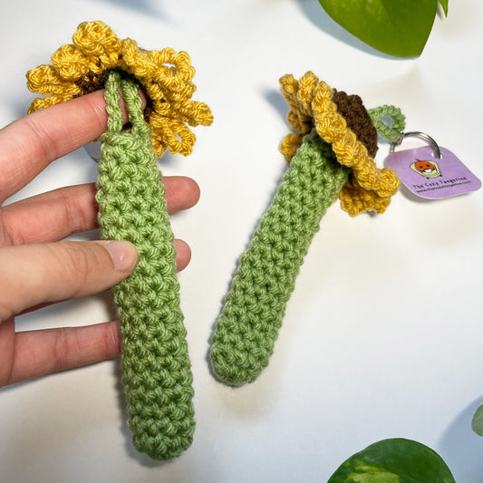 Sunflower Pen Holder Keychain
