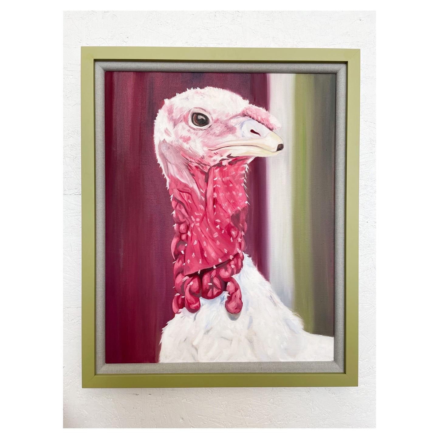 Tutu The Turkey Original Oil Painting