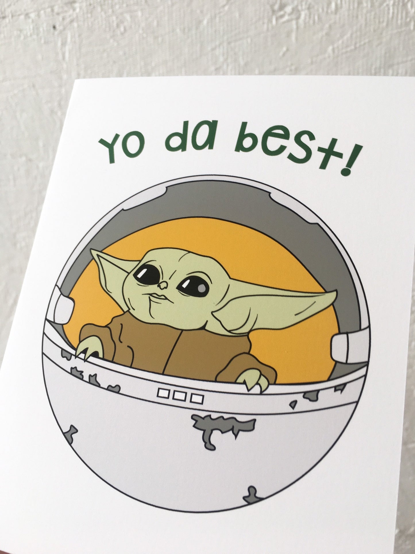 Yo da Best Greeting Card