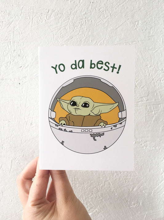 Yo da Best Greeting Card