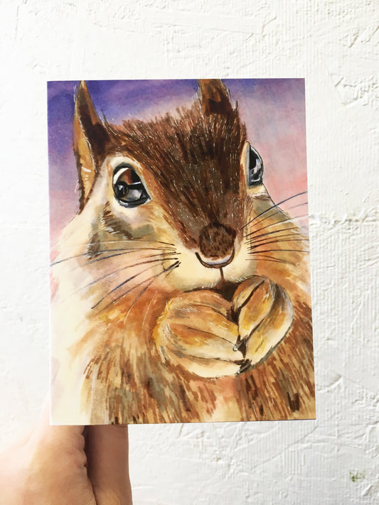 Squirrel Greeting Card
