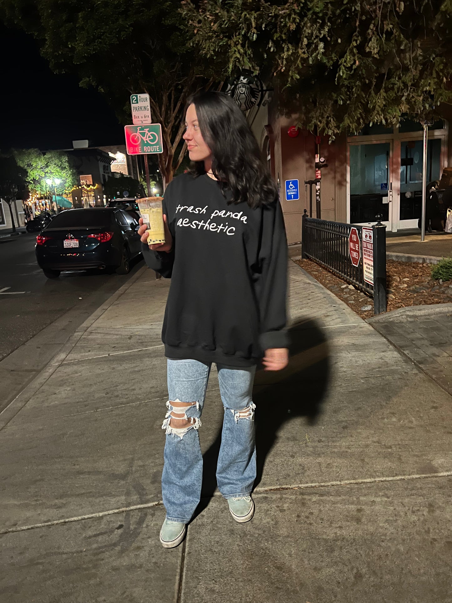 Trash Panda Aesthetic Sweatshirt