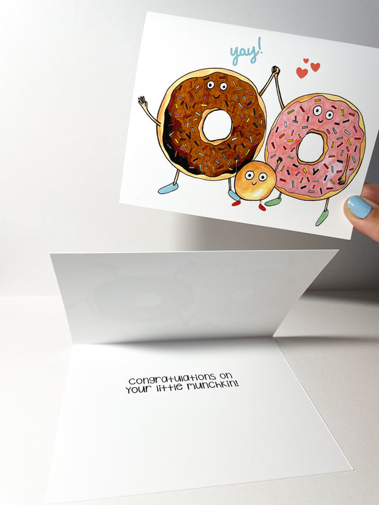 Munchkin New Baby Greeting Card