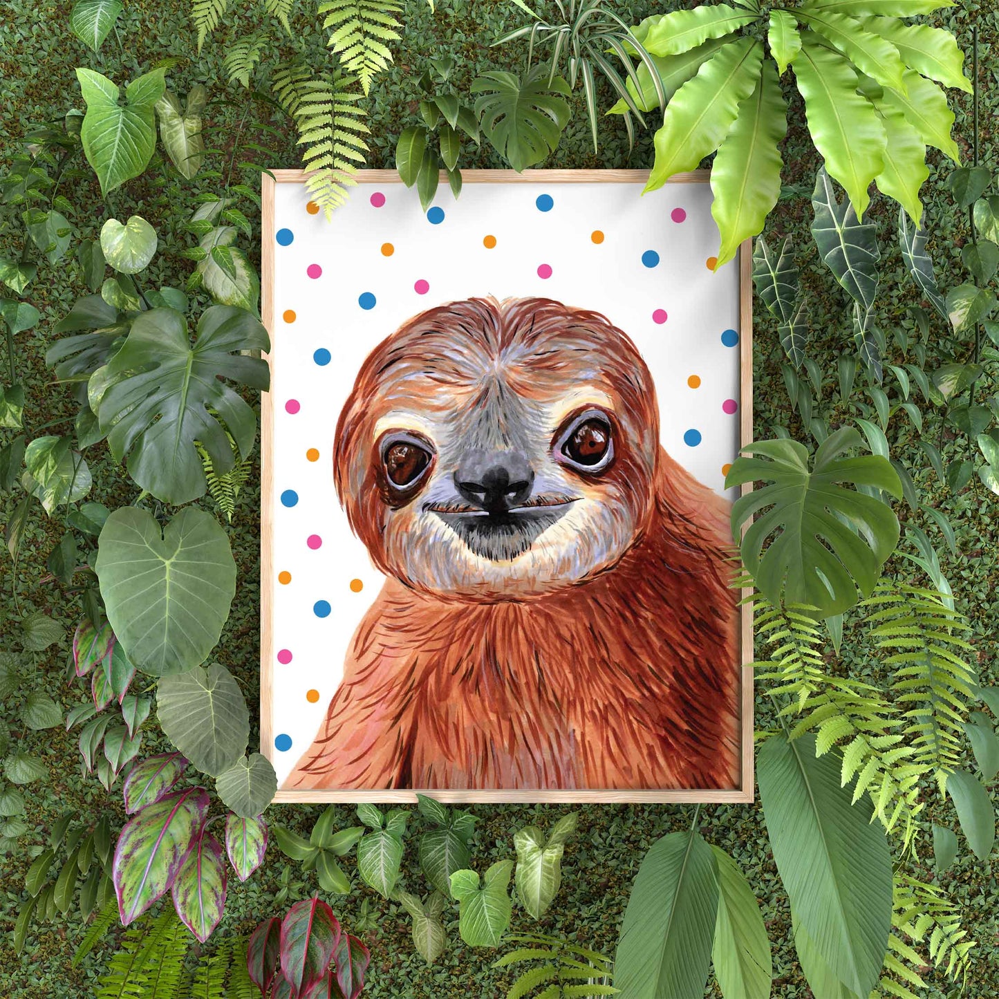 Sloth 8x10 in. Art Print