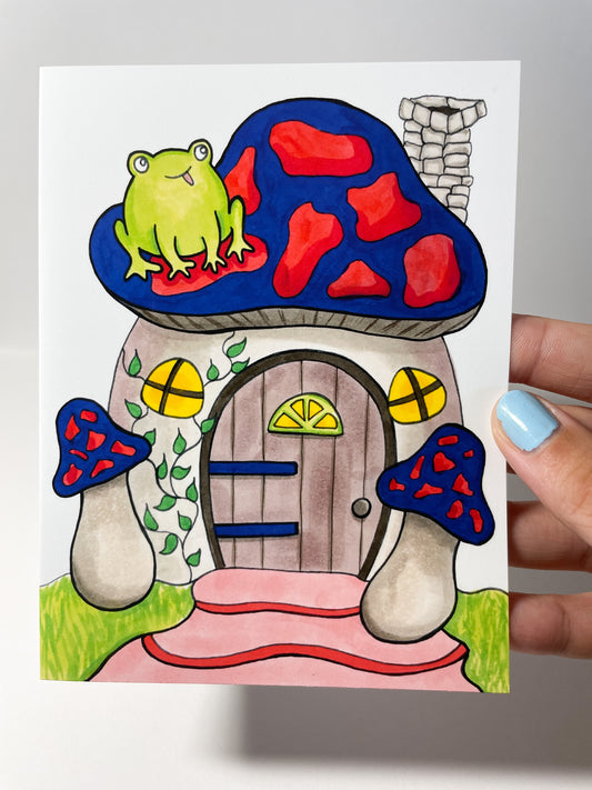 Mushroom Housewarming Greeting Card