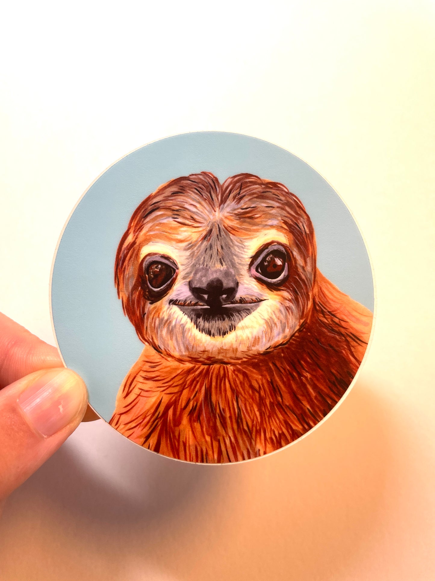 Sloth Waterproof Vinyl Sticker