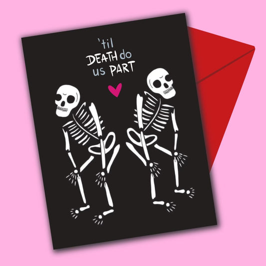 Til Death Do Us Part Wedding Greeting Card