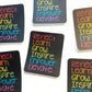 Rainbow Affirmation Waterproof Vinyl Sticker