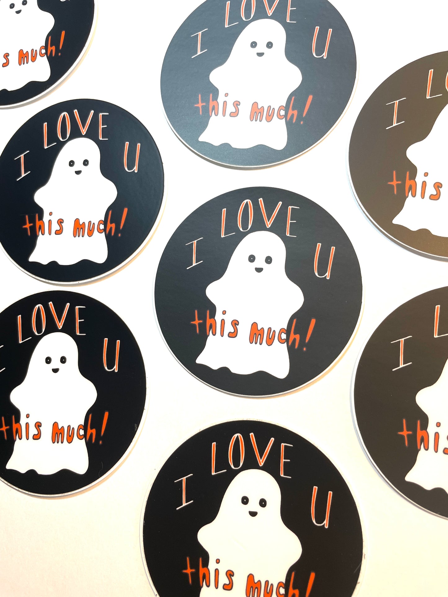 Ghost Love Waterproof Sticker