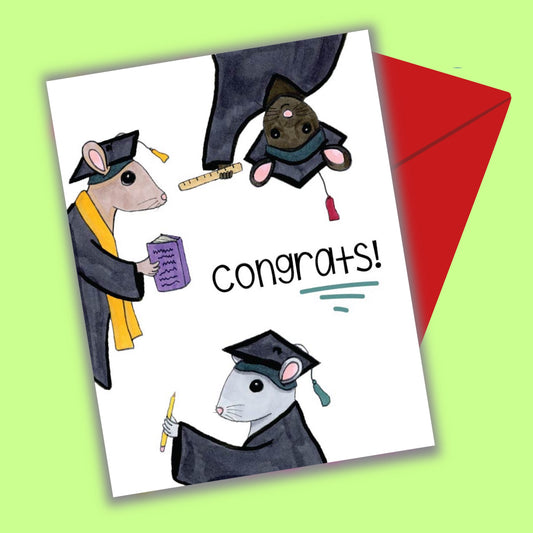 CongRATS Graduation Greeting Card