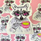 Classy Raccoon Waterproof Vinyl Sticker