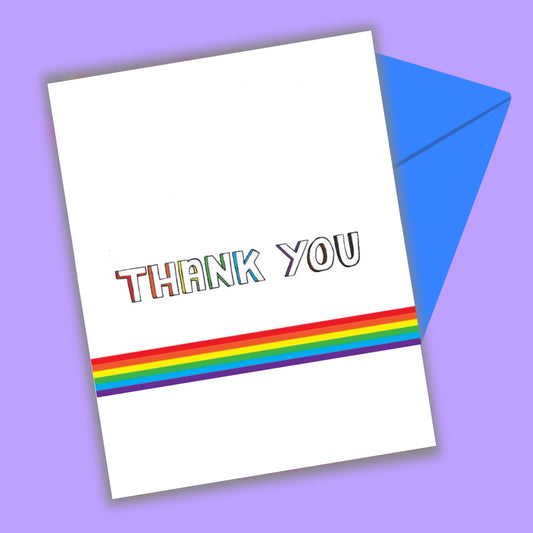 Thank You Rainbow Greeting Card