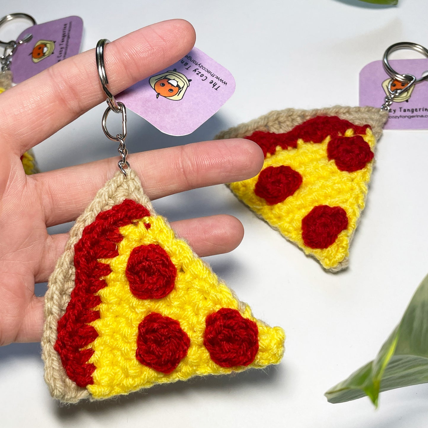 Pizza Slice Keychain
