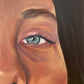 Eye Self Portrait Original Painting