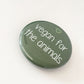 Vegan For The Animals Pinback Button