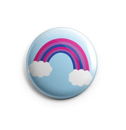 Bisexual Rainbow Flag Button