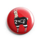 Tom Brady Llama Pinback Button
