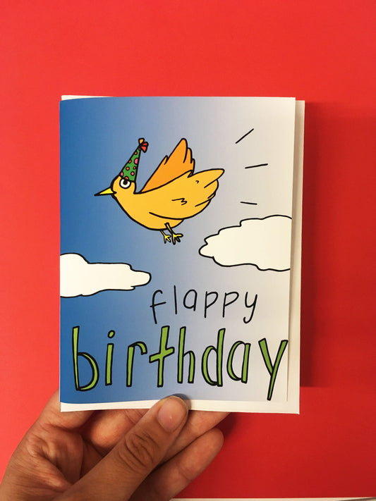 Flappy Birthday Greeting Card