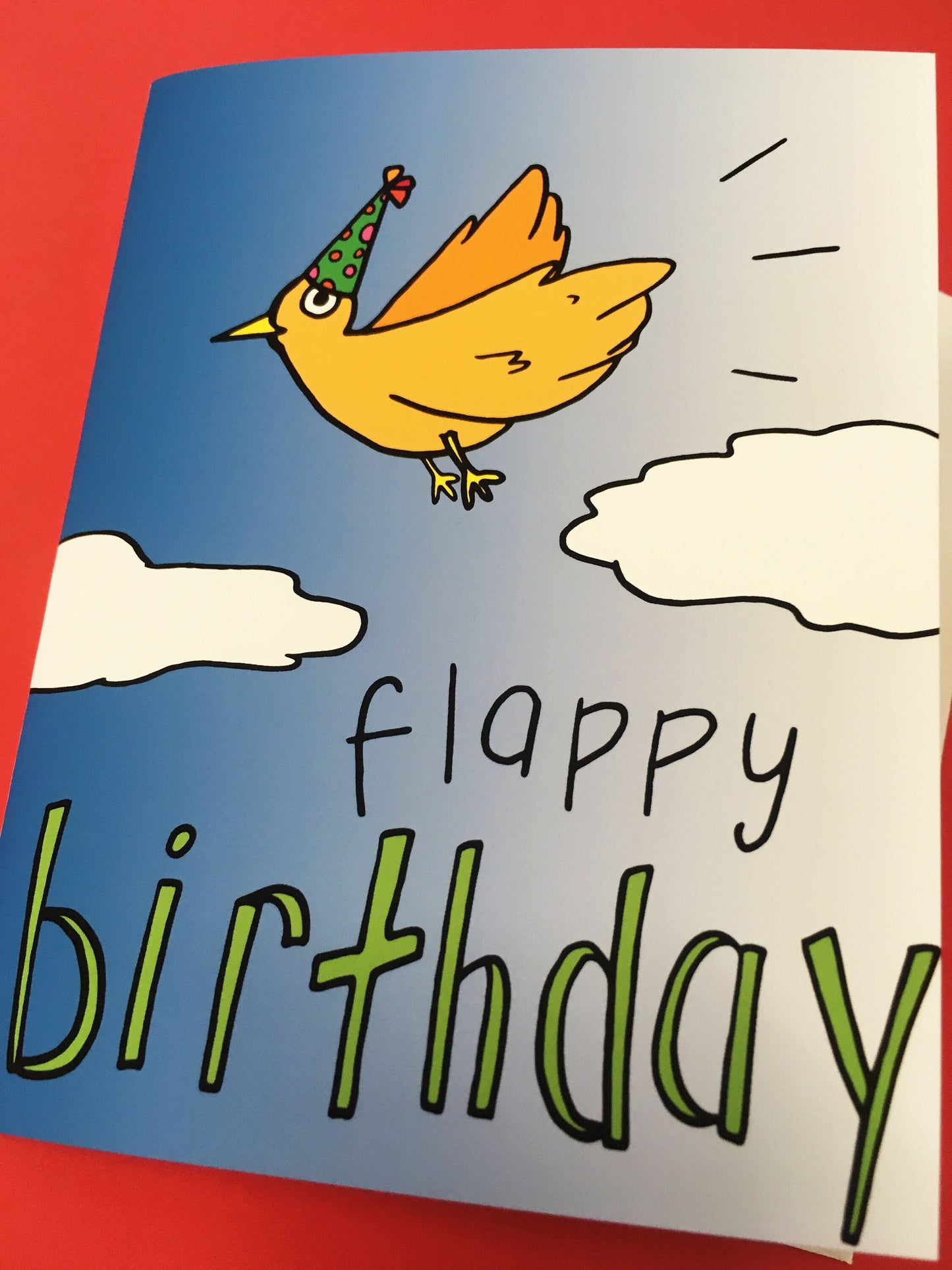 Flappy Birthday Greeting Card