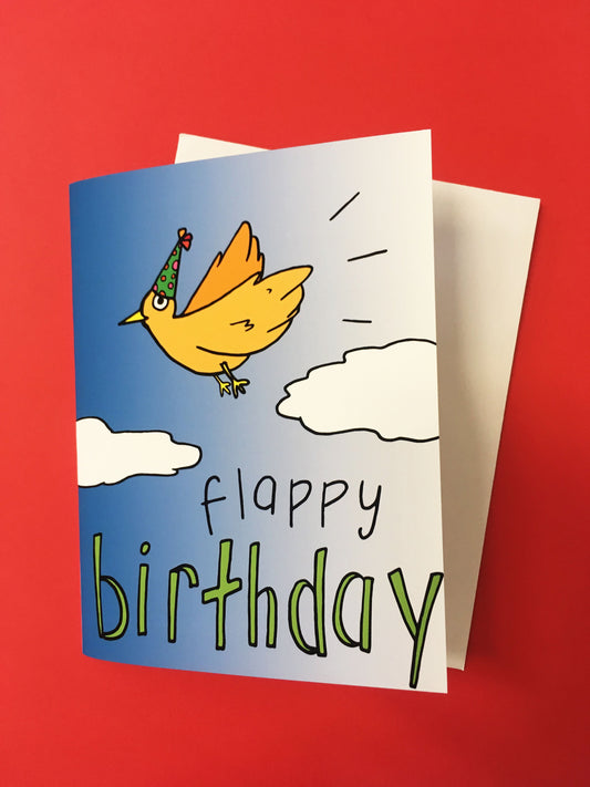 Flappy Birthday Greeting Card