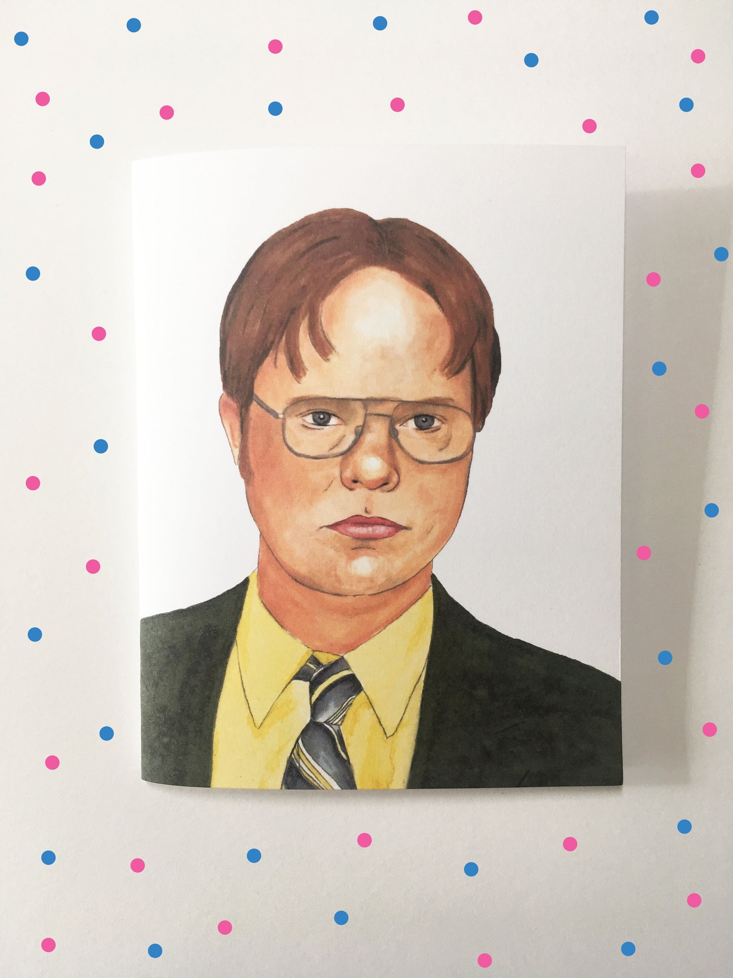 Blank Dwight Schrute Greeting Card
