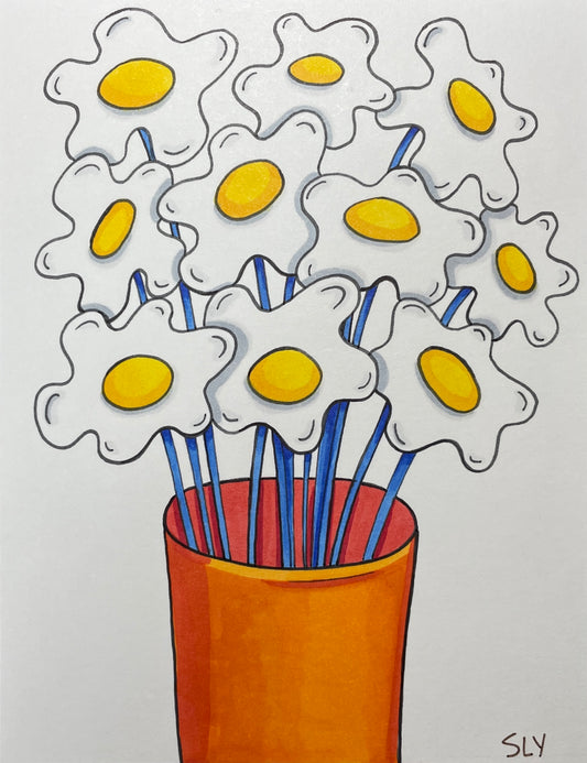 Eggcellent Original Illustration