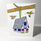 Hummingbird Housewarming Greeting Card