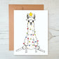 Llama Christmas Tree Greeting Card
