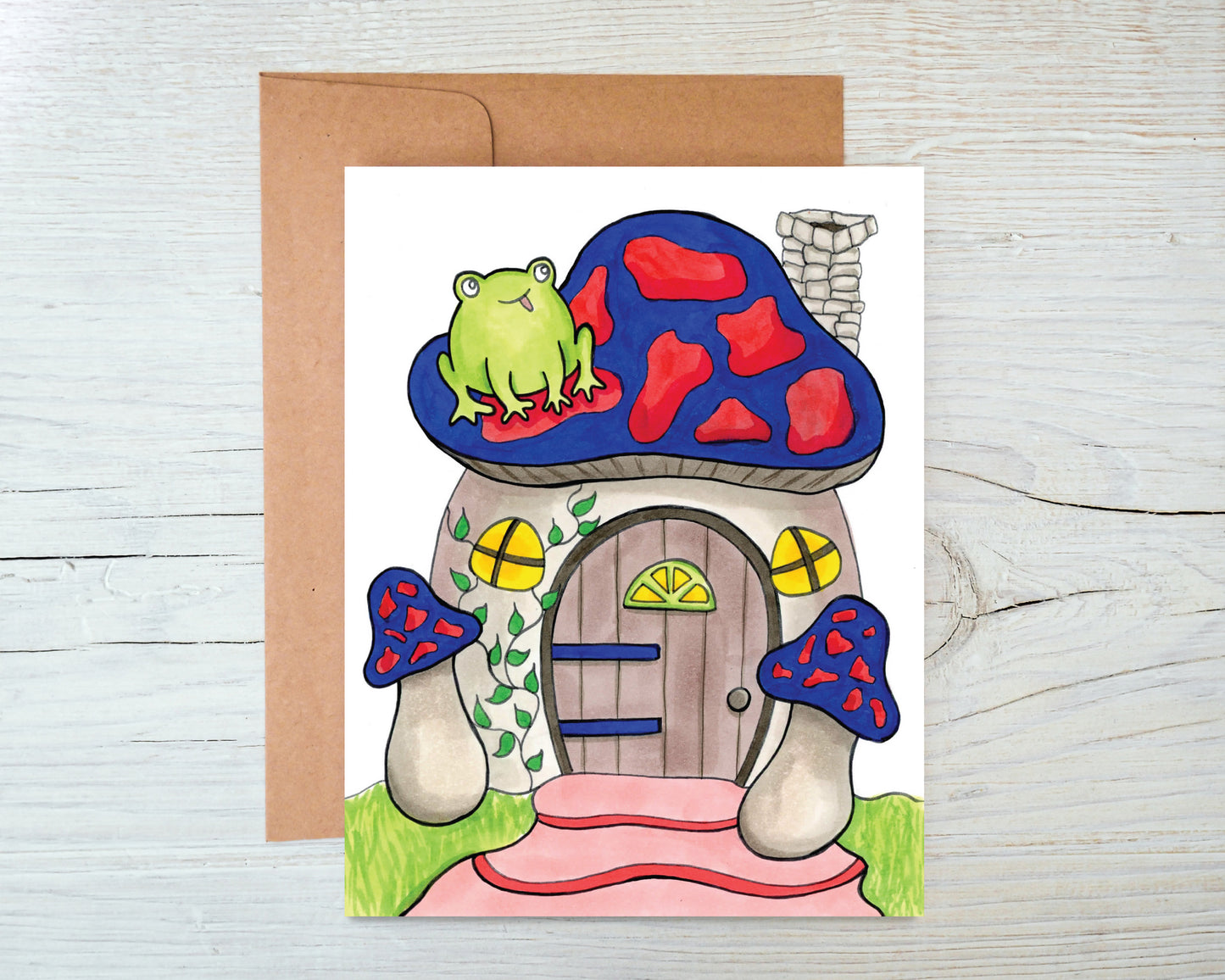 Mushroom Housewarming Greeting Card